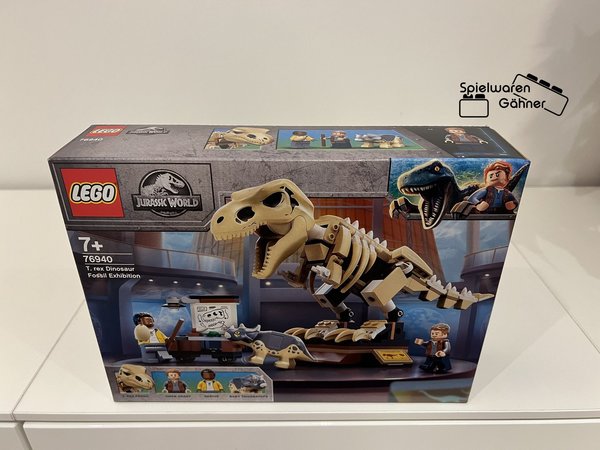 LEGO Jurassic World 76940 T. Rex-Skelett in der Fossilienausstellung