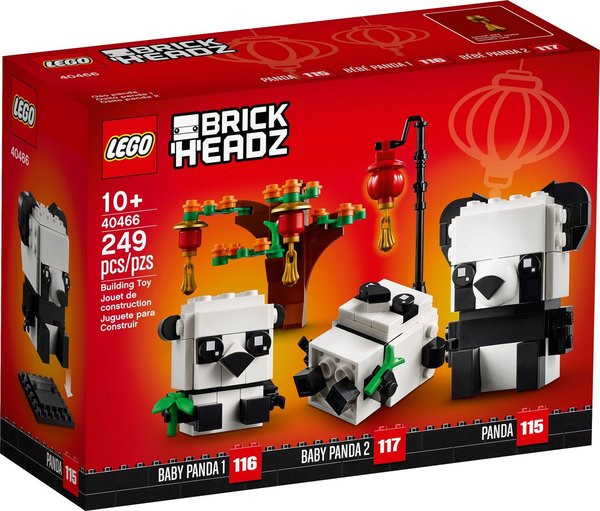 LEGO BrickHeadz 40466 Pandas fürs chinesische Neujahrsfest