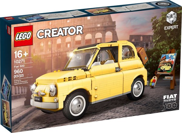 LEGO Icons 10271 gelber Fiat 500