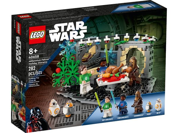 LEGO Star Wars 40658 Millennium Falcon – Weihnachtsdiorama